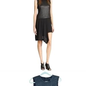 BCBGMaxAzria Black Asymmetrical Dress